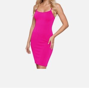 Vibrant Pink Bodycon Dress